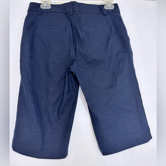 NWT FRAME Linen Blend Capri Trouser Shorts, Size 2 - Picture 6 of 11